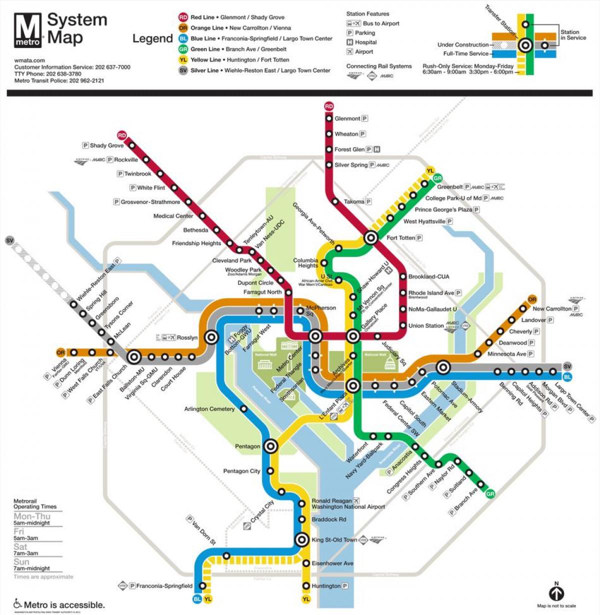 dc metro karta 2015