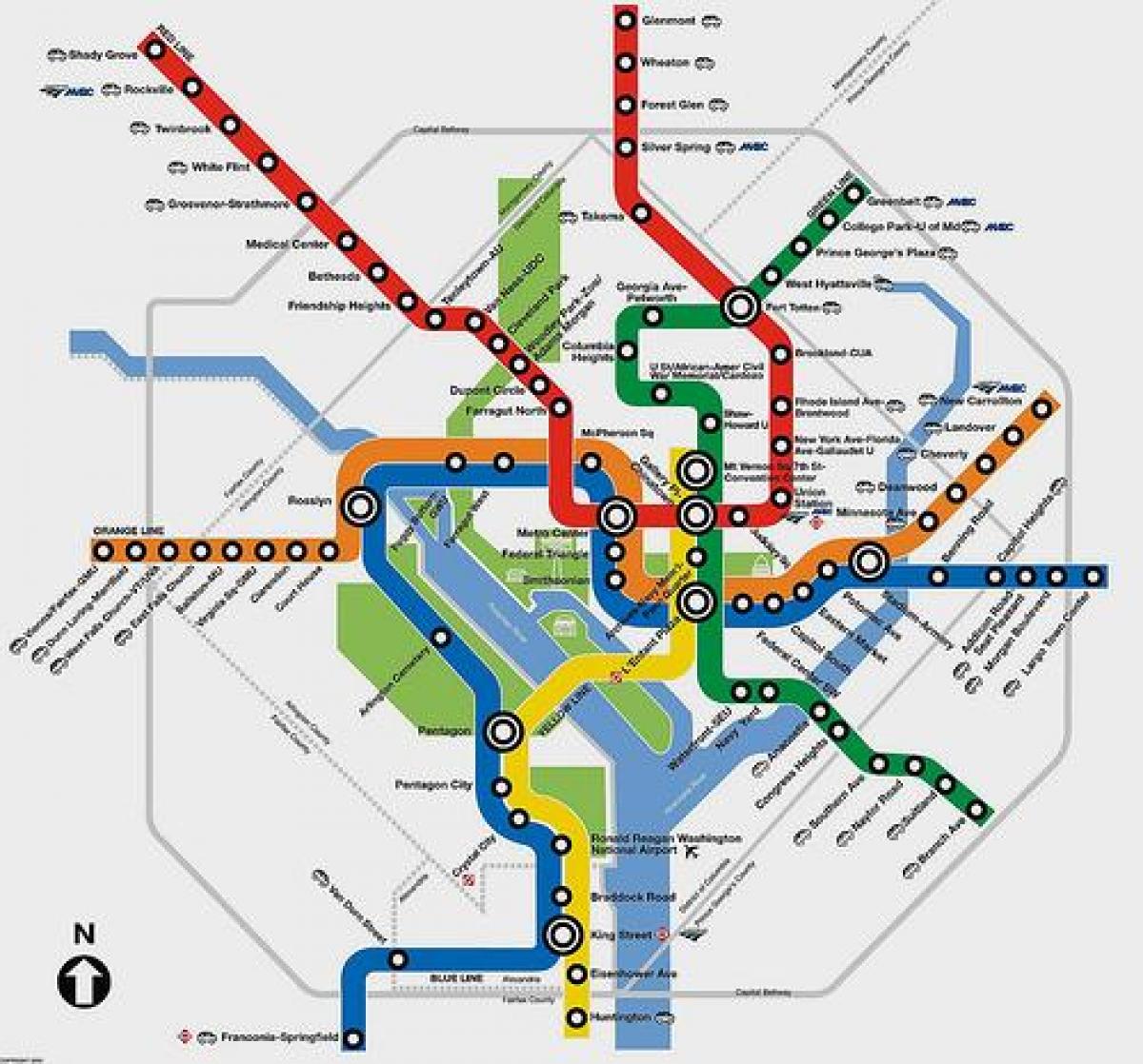 dc metro karta planner