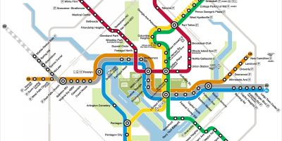 Washington dc metro karta silver line