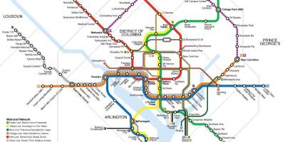 Washington kollektivtrafik karta